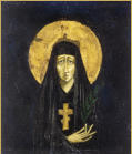 Saint Petka, oil on masonite, cca 1980